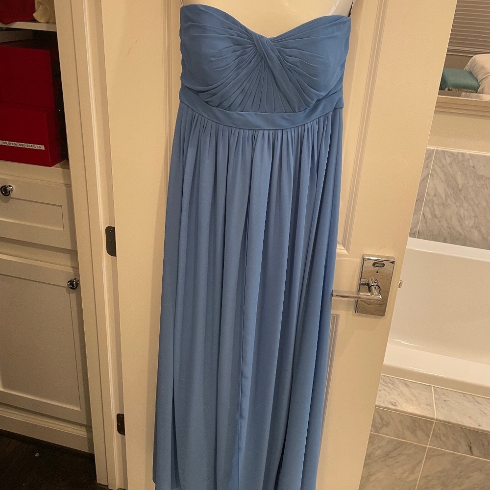 Jenny Yoo Aiden Luxe Chiffon Dress - Evening Blue